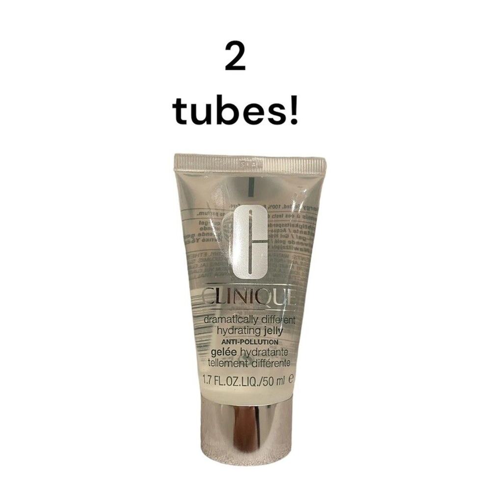 CLINIQUE Dramatically Different Hydrating Jelly 1.7oz - New 2 Tubes!